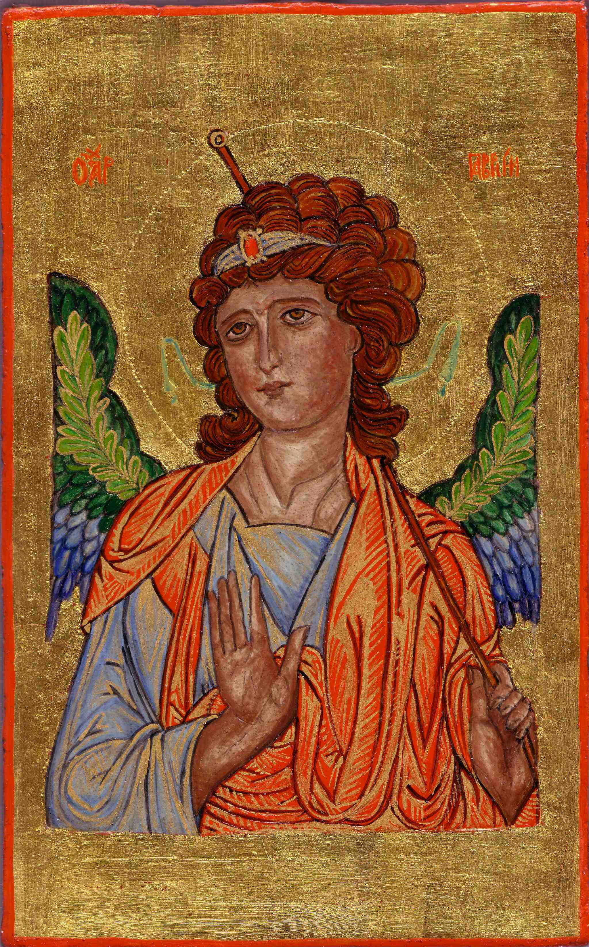 arcangelo Gabriele chiesa bizantina _collezione privata